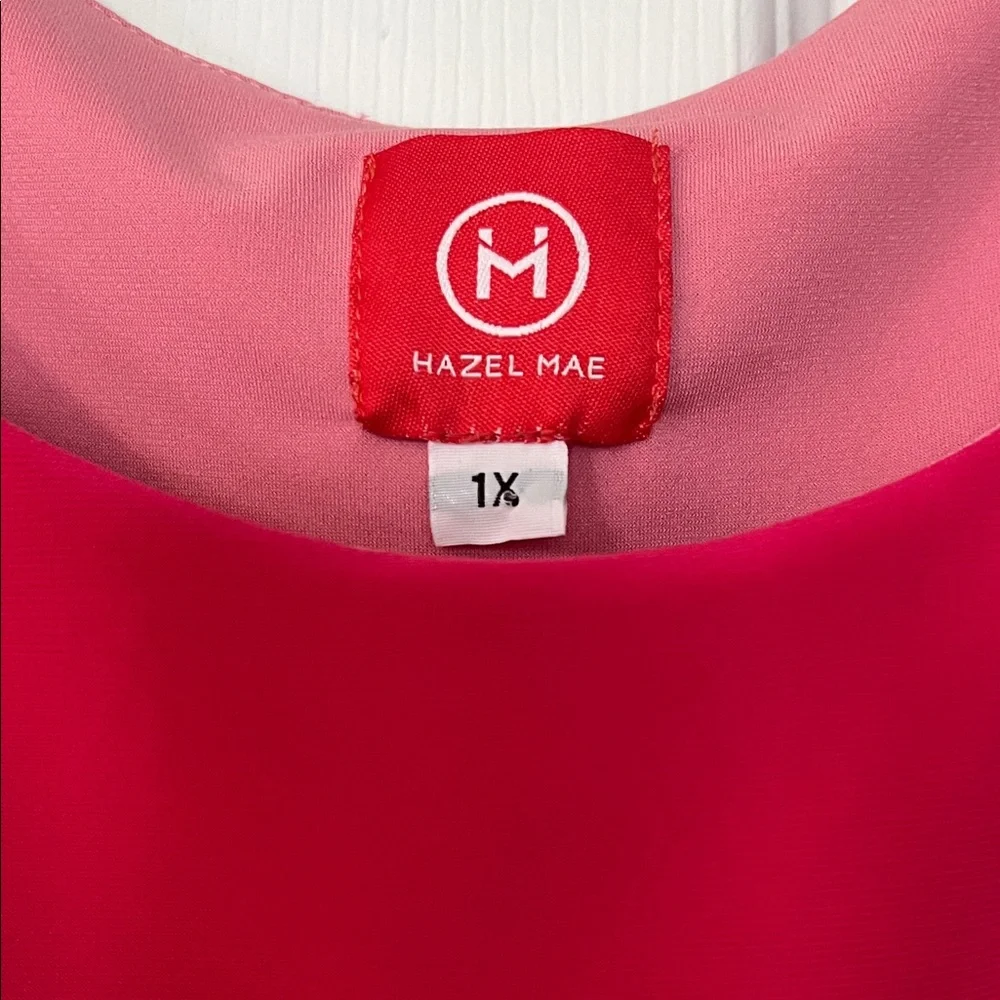 Hazel Mae Pink Layered Blouse - Picture 2 of 4